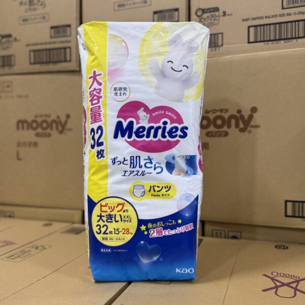 Tрусики MERRIES XXL (15-28 кг).