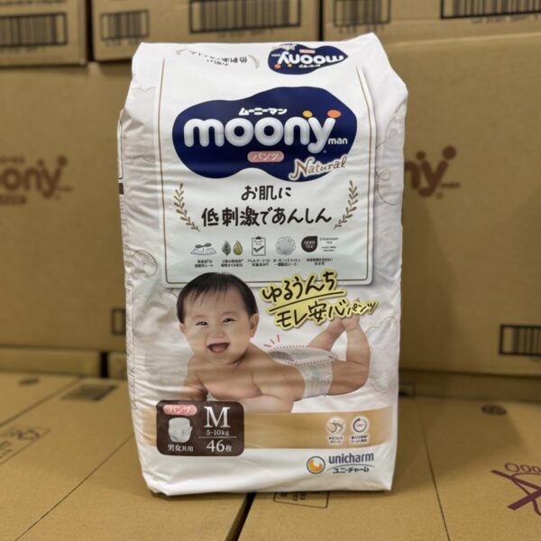 Трусики MOONY Natural M (5-10 кг). 46 шт.